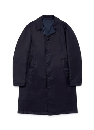 Main View - Click To Enlarge - LARDINI - Cashmere twill padded reversible coat