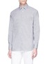 Front View - Click To Enlarge - LARDINI - Cotton check shirt