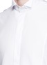 Detail View - Click To Enlarge - LARDINI - Diamond jacquard bib tuxedo shirt