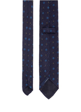 Detail View - Click To Enlarge - LARDINI - Floral jacquard woven silk tie