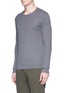 Front View - Click To Enlarge - LARDINI - Textured wool sweater