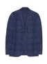 Main View - Click To Enlarge - LARDINI - Windowpane check cotton-wool soft blazer