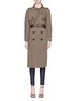Main View - Click To Enlarge - NEIL BARRETT - Convertible sleeve satin trench coat