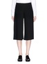 Main View - Click To Enlarge - NEIL BARRETT - Pleated crepe hopsack culottes