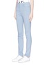 Front View - Click To Enlarge - NEIL BARRETT - High rise skinny denim pants