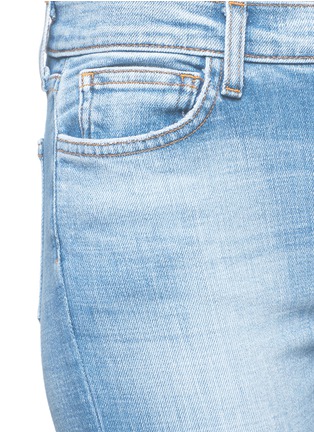 Detail View - Click To Enlarge - L'AGENCE - 'El Matador' distressed high rise jeans