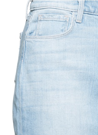 Detail View - Click To Enlarge - L'AGENCE - 'Montecito' high waist denim skirt