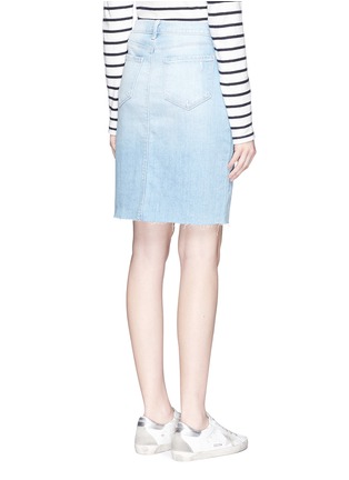 Back View - Click To Enlarge - L'AGENCE - 'Montecito' high waist denim skirt