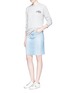 Figure View - Click To Enlarge - L'AGENCE - 'Montecito' high waist denim skirt