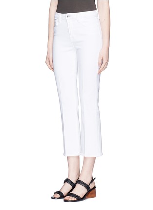 Front View - Click To Enlarge - L'AGENCE - 'Serena' cropped flared jeans