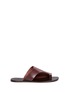 Main View - Click To Enlarge - ATP ATELIER - 'Rosa' toe ring vegetable tanned leather sandals