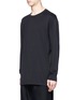 Front View - Click To Enlarge - THE VIRIDI-ANNE - Side pocket long sleeve T-shirt
