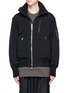 Main View - Click To Enlarge - THE VIRIDI-ANNE - Padded wool MA-1 bomber jacket