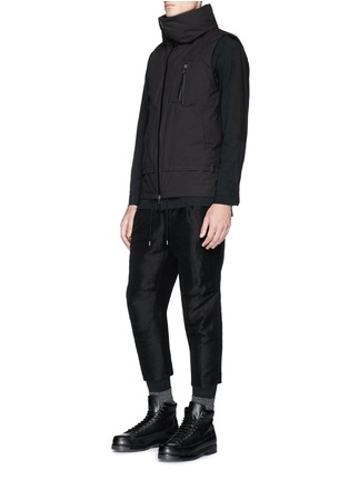 Figure View - Click To Enlarge - THE VIRIDI-ANNE - Cropped ripstop pants