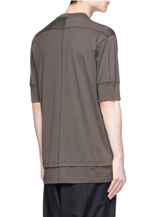 Back View - Click To Enlarge - THE VIRIDI-ANNE - Layered T-shirt