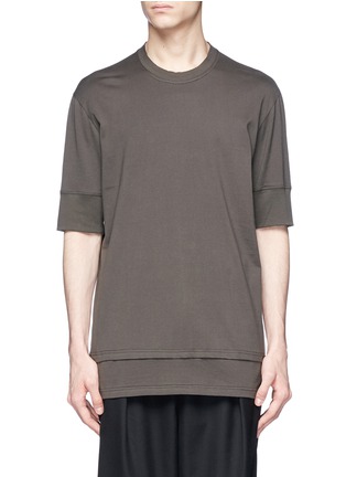 Main View - Click To Enlarge - THE VIRIDI-ANNE - Layered T-shirt