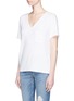 Front View - Click To Enlarge - RAG & BONE - 'Theo' knit V-neck T-shirt