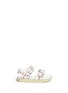 Main View - Click To Enlarge - SALT-WATER - 'Seawee' toddler cherry print leather sandals