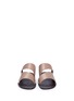 Front View - Click To Enlarge - ATP ATELIER - 'Lis' vegetable tanned cutout leather sandals
