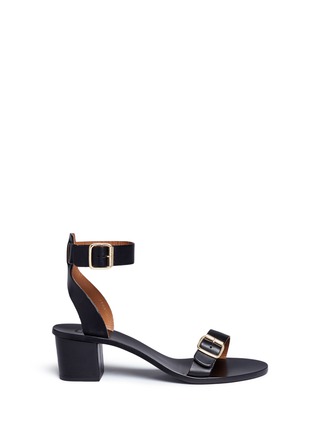 Main View - Click To Enlarge - ATP ATELIER - 'Carmen' buckled strap leather sandals