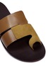 Detail View - Click To Enlarge - TRADEMARK - 'Cadiz' suede and leather slide sandals
