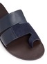 Detail View - Click To Enlarge - TRADEMARK - 'Cadiz' suede and leather slide sandals