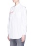 Front View - Click To Enlarge - FORTE COUTURE - 'Kim' slogan embroidered Oxford shirt