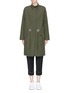 Main View - Click To Enlarge - ALEXANDER WANG - Ball chain trim oversized twill parka