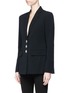 Front View - Click To Enlarge - ALEXANDER WANG - Split cuff single breasted blazer