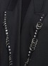 Detail View - Click To Enlarge - ALEXANDER WANG - Piercing virgin wool blazer vest