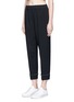 Front View - Click To Enlarge - ALEXANDER WANG - Ball chain cuff track pants