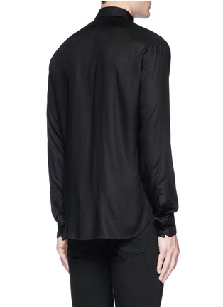 Back View - Click To Enlarge - SAINT LAURENT - Twill shirt