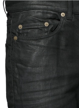Detail View - Click To Enlarge - SAINT LAURENT - Raw slim fit jeans