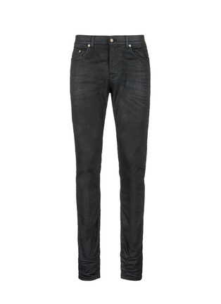 Main View - Click To Enlarge - SAINT LAURENT - Raw slim fit jeans