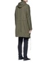 Back View - Click To Enlarge - NSF - 'Klein' oversized twill coat