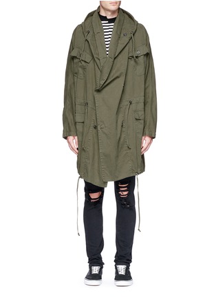 Main View - Click To Enlarge - NSF - 'Klein' oversized twill coat