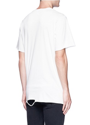 Back View - Click To Enlarge - NSF - 'Bryce' ripped hem T-shirt