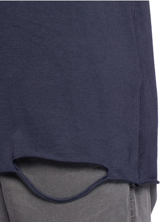 Detail View - Click To Enlarge - NSF - 'Bryce' ripped hem T-shirt
