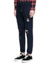 Front View - Click To Enlarge - NSF - 'Milton' ripped skinny sweatpants