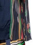 Detail View - Click To Enlarge - SACAI - Floral print chiffon back wool cardigan