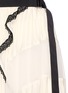 Detail View - Click To Enlarge - SACAI - Plissé pleated sateen chiffon wrap skirt