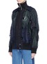 Front View - Click To Enlarge - SACAI - Cable lace hooded jacket