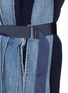 Detail View - Click To Enlarge - SACAI - Rib knit panel denim dress