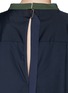Detail View - Click To Enlarge - SACAI - Piqué bib pleated shirting fabric top