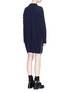 Back View - Click To Enlarge - SACAI - Bandana embroidered wool knit dress