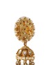 Detail View - Click To Enlarge - AISHWARYA - Diamond pearl gold alloy jhumka earrings
