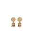 Main View - Click To Enlarge - AISHWARYA - Diamond pearl gold alloy jhumka earrings