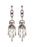 Main View - Click To Enlarge - AISHWARYA - Diamond ruby gold alloy chandelier earrings