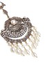 Detail View - Click To Enlarge - AISHWARYA - Diamond baroque pearl gold alloy fan earrings