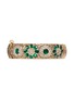  - AISHWARYA - Emerald sapphire diamond 14k gold alloy bangle